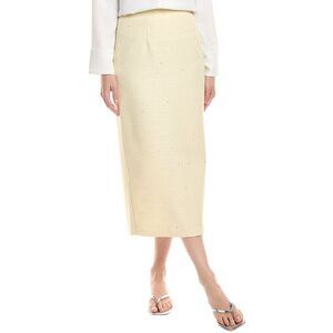 Lyra & Co Womens  Maxi Skirt, Yellow